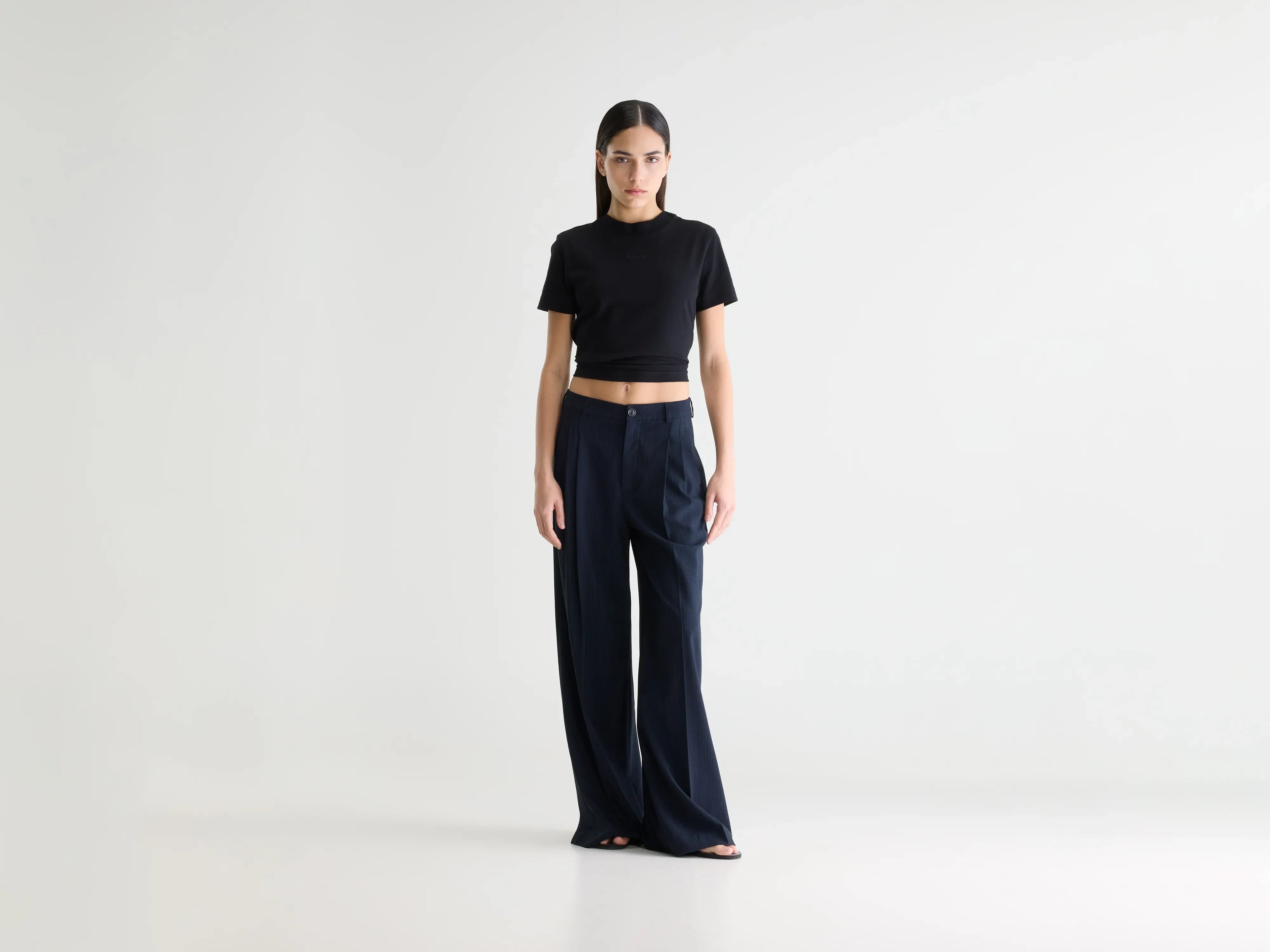 Volkert wide tailored trousers (261 / W / STRIPE A)