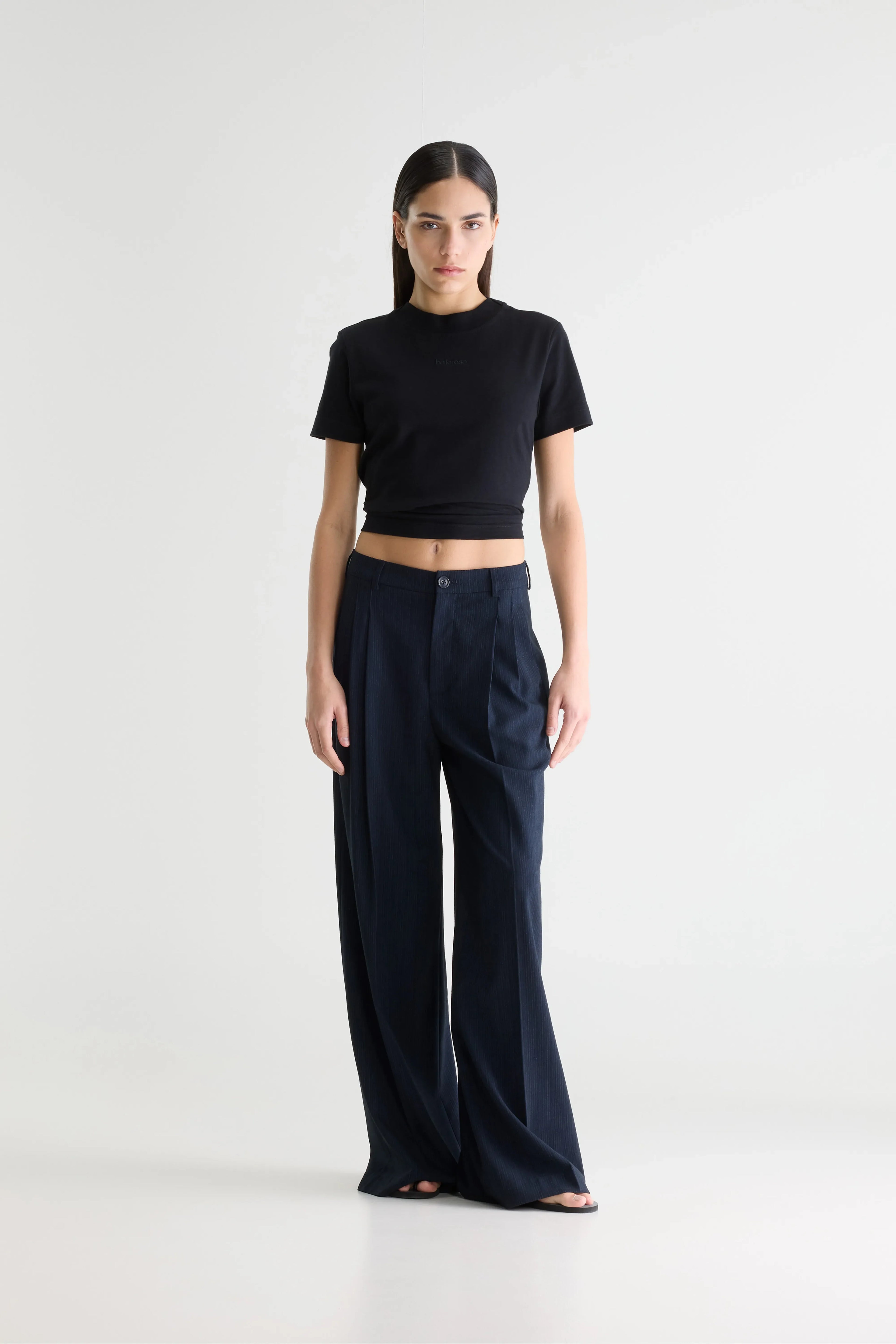 Volkert wide tailored trousers (261 / W / STRIPE A)