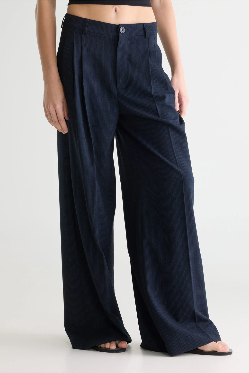 Volkert wide tailored trousers (261 / W / STRIPE A)