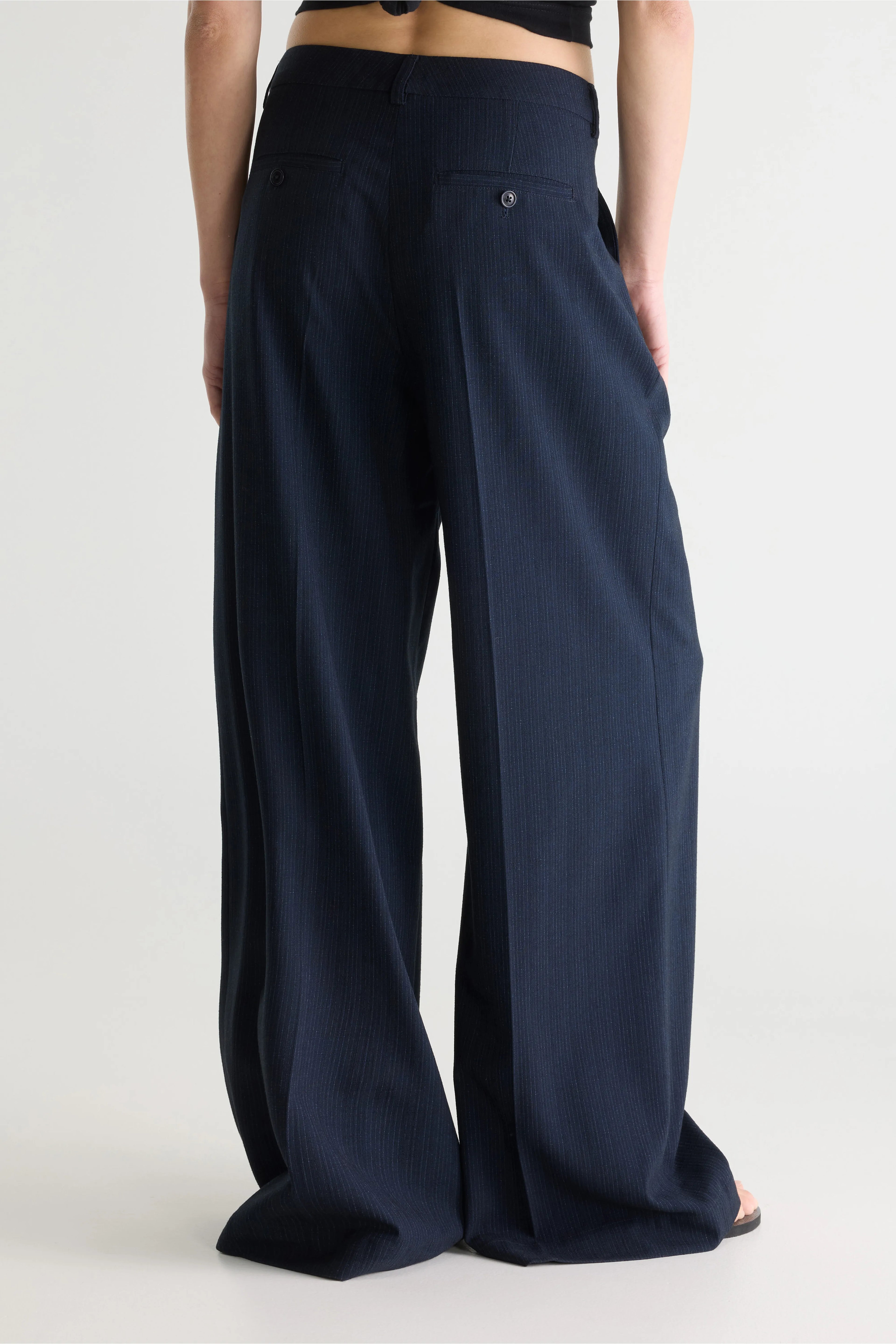 Volkert wide tailored trousers (261 / W / STRIPE A)