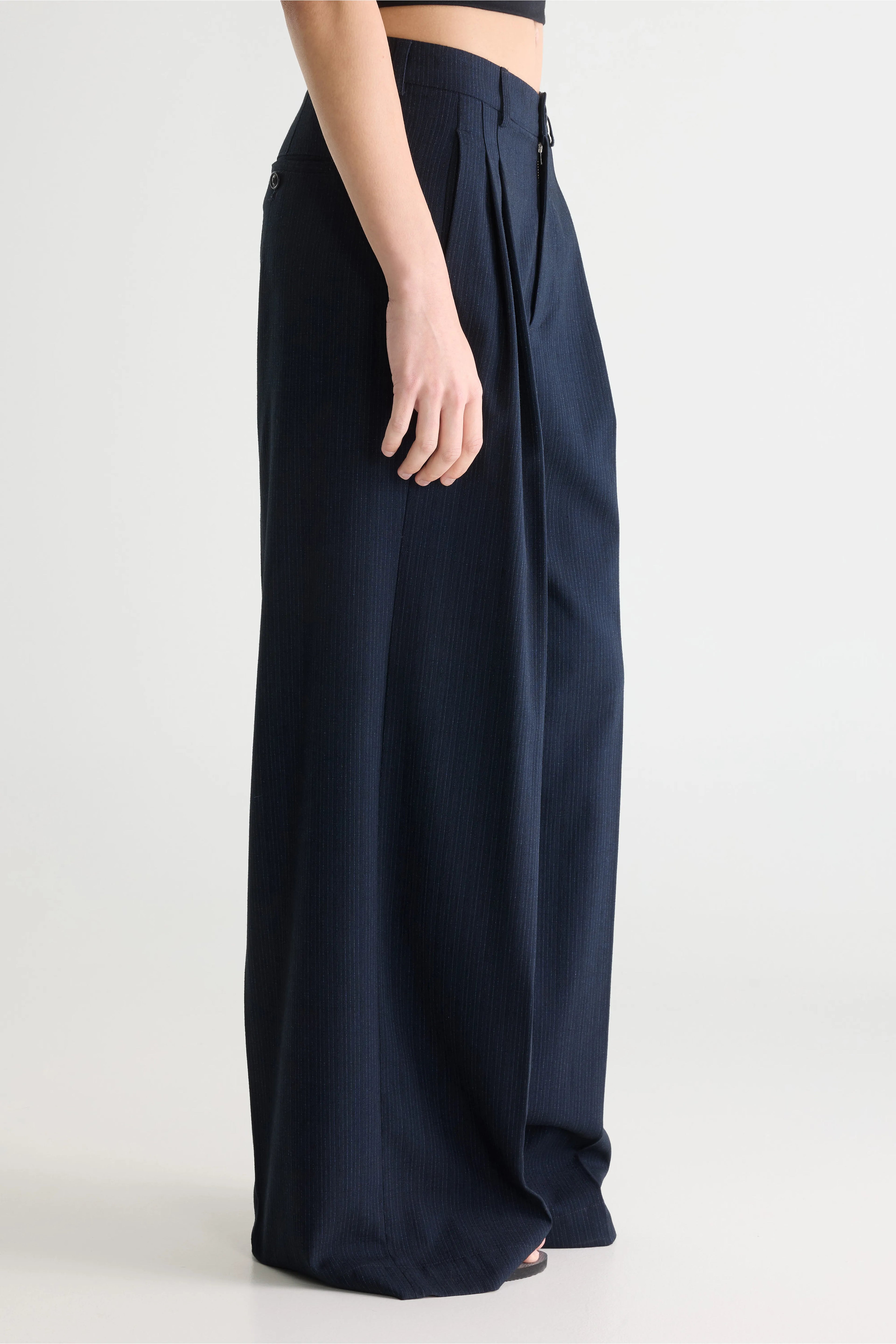 Volkert wide tailored trousers (261 / W / STRIPE A)