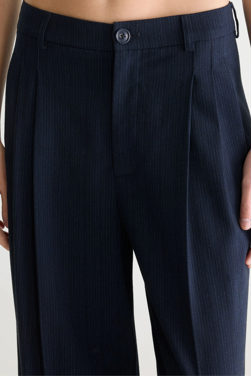 Volkert wide tailored trousers (261 / W / STRIPE A)