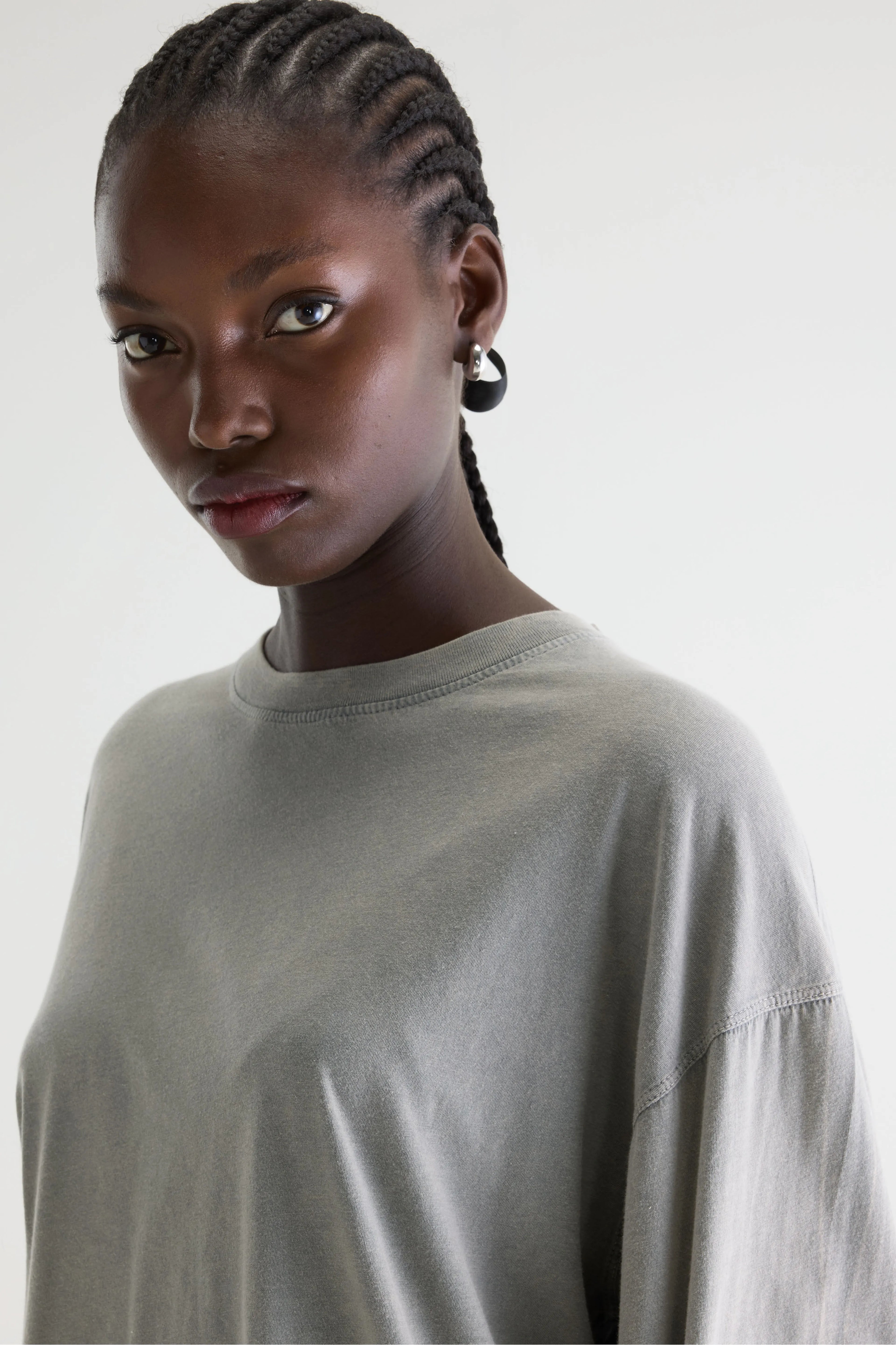 Fandy long sleeve t-shirt (261 / W / BITUME)