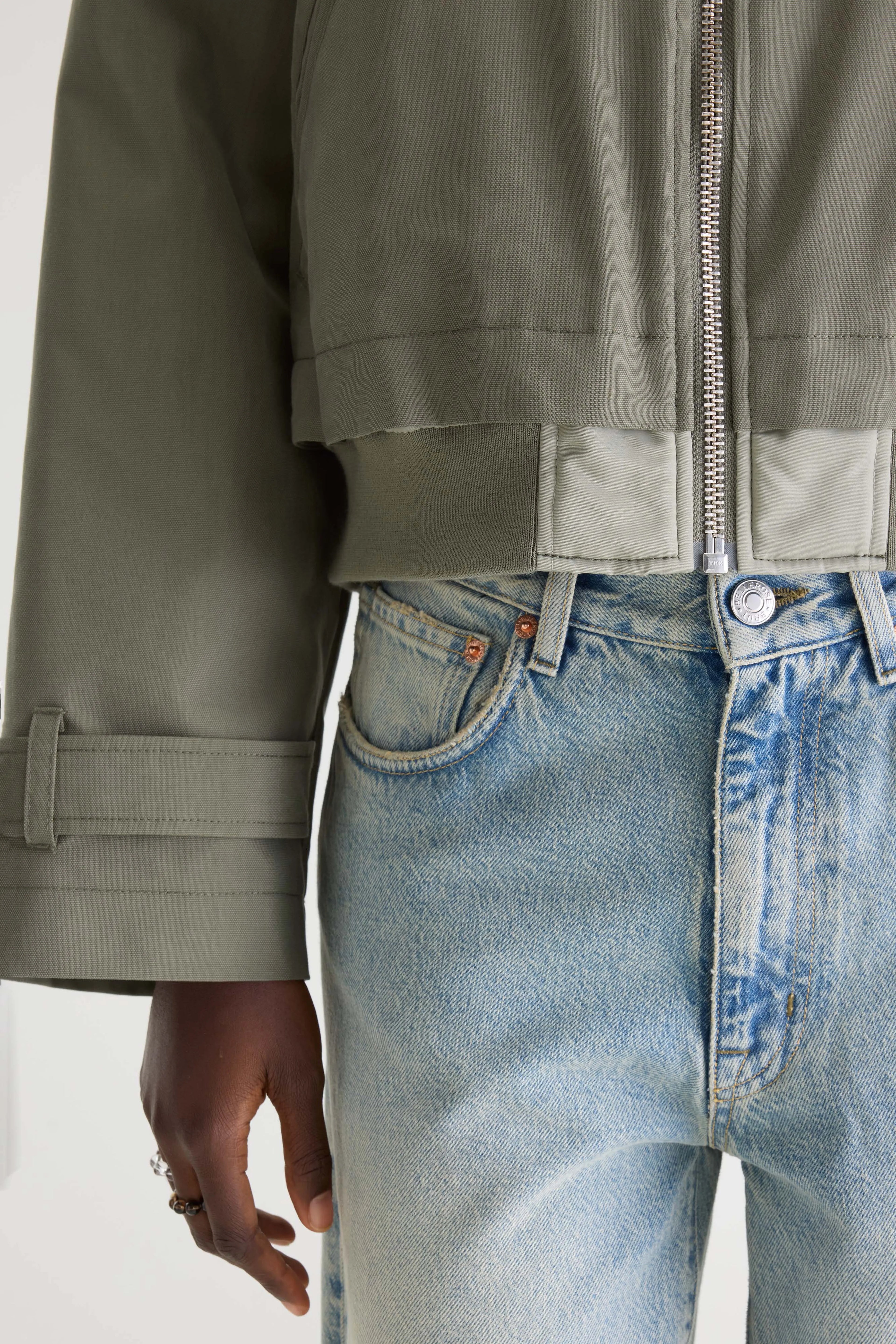 Jenner relaxed jacket (261 / W / SAGE)