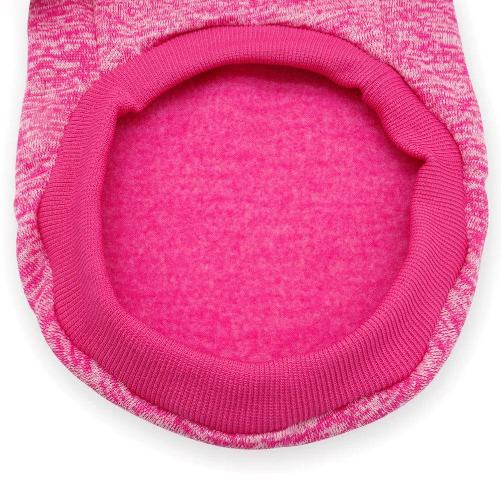 Rose Red Warm Winter Dog Clothes Classic Pet Sweatshirt Vest