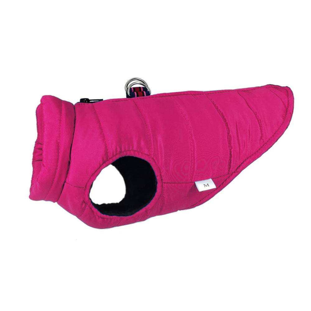 Pink Windproof Pet Dog Coat Jacket Winter Warm Padded Vest
